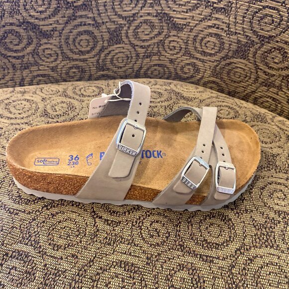 Birkenstock Shoes - Birkenstock - Franca Nubuck Leather Dove Gray - Multiple Sizes (NEW W/ TAGS)